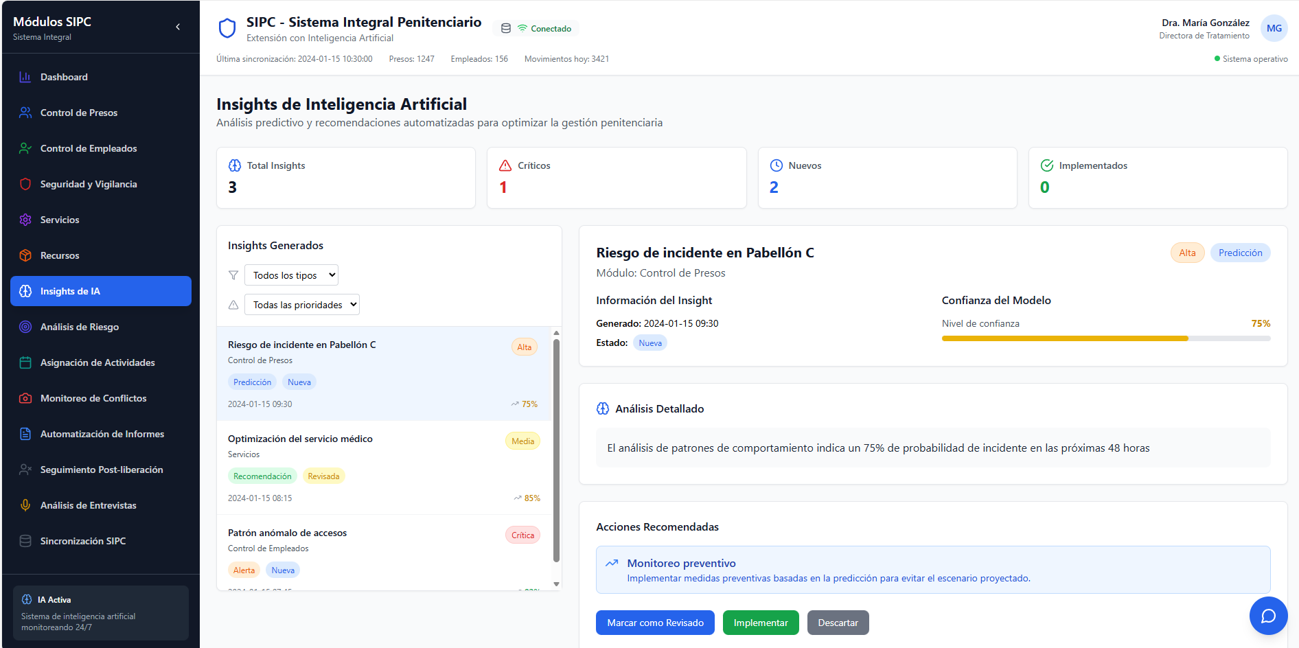 Sistema de Gestion Penitenciaria